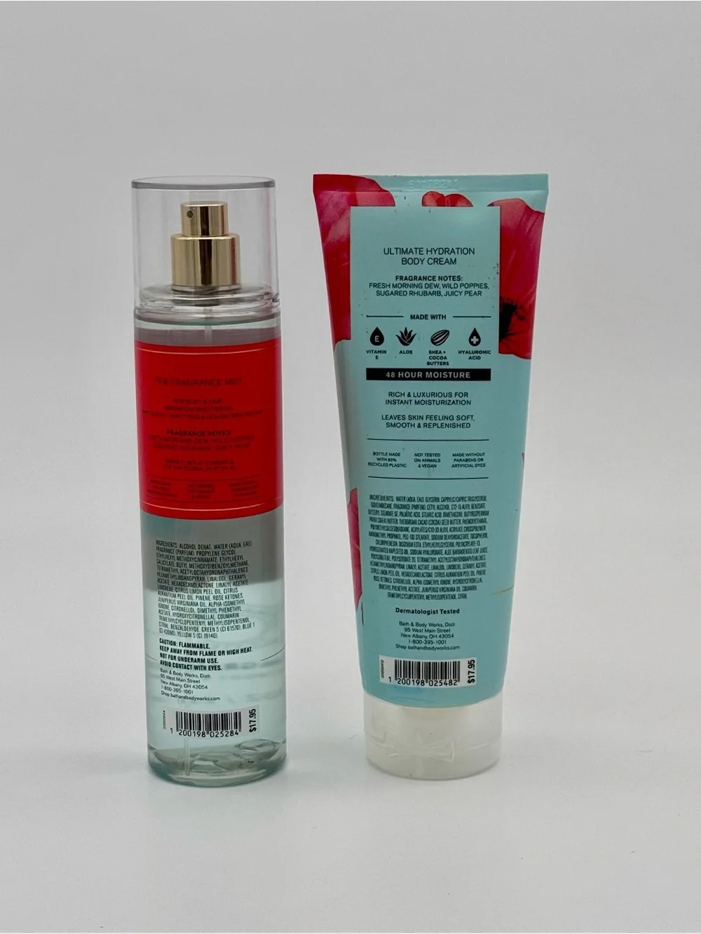 Bath and Body Works Poppy Floral Body Care Set NWT